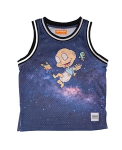 Rugrats Nickelodeon Outer Space Basketball Jersey Kids Size S (8/9) - Picture 1 of 7