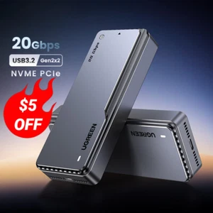 20Gbps SSD Case SSD Enclosure M.2 To USB3.2 Gen2x2 SSD Adapter for M.2 NVME PCIE - Picture 1 of 28