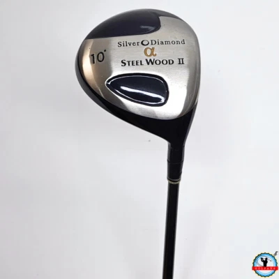 Silver Diamond Alpha Steel Wood II Driver 10° RH Senior-Flex Graphite RH 47" - Image 1 of 4