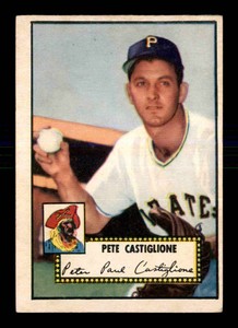 1952 Topps #260 Pete Castiglione   VGEX X2917532