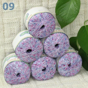 Sale New Lot of 6 Ballsx50g High-quality Nylon Ladder Track Knitting Yarn Pink - Picture 1 of 9