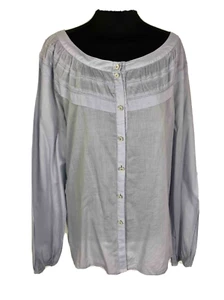ARMANI JEANS Camicia Donna Cotone Blusa Woman Cotton Shirt Sz.L - 46 - Imagen 1 de 5