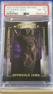 Offworld Jawa - 2020 Star Wars Masterwork Purple PSA 8 #43/50 - Picture 1 of 2