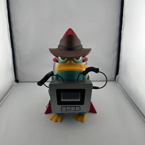 Perry The Platypus Disney Alarm Clock Radio Kids Awake-inator Phineas And Ferb - Picture 1 of 18