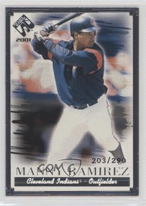 2001 Pacific Private Stock Silver Portraits /290 Manny Ramirez #35