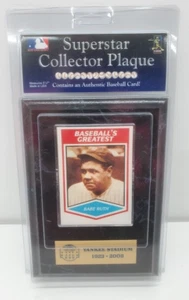 Superstar Collectors Authentic Plaque 5x7 BABE RUTH Yankee Stadium 1953-2008 MLB - Bild 1 von 6