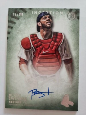 BLAKE SWIHART 2015 INCEPTION ON CARD ROOKIE AUTO #'D 78/99. - Image 1 of 4