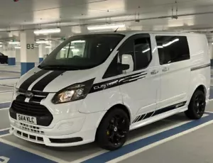 SPOILER PARAURTI ANTERIORE FORD TRANSIT CUSTOM 13-18 AGGIUNGI ST LOOK - Foto 1 di 2