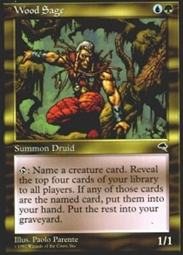 Wood Sage - Tempest # MTG Magic The Gathering - Image 1 of 1