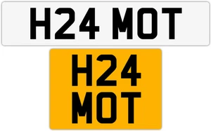 GARAGE CAR MOT TOW TRUCK HGV 4X4 LORRY PRIVATE REGISTRATION NUMBER PLATE H24 MOT - Picture 1 of 5