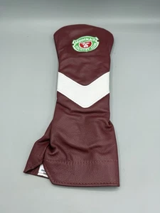 WINSTON COLLECTION Copricapo in pelle driver legno MEDINAH COUNTRY CLUB marrone - Foto 1 di 3