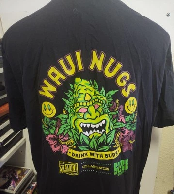 CAMISETA SUPER COOL ALTAMONT CA BEER WORKS WAUI NUGS BEBIDA CON COGOLLOS XL NEGRA Foto 1 de 4