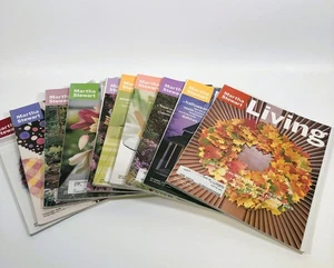Vintage Martha Stewart Living Magazines 1996 1 Year 10 Issues w/ Recipe Cards - Picture 1 of 12