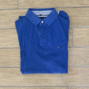 Tommy Hilfiger Polo Shirt Blue - Large - Excellent Condition ✅ - Picture 1 of 5