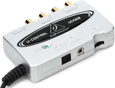 Behringer UCA202 U-Control Ultra Low-Latency 2 In/2 Out Usb/Audio Interface - Image 1 of 4