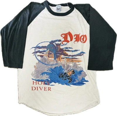 RARE Vintage 1984 Dio Holy Diver North American Tour Large Tour Concert T-shirt - Image 1 of 2