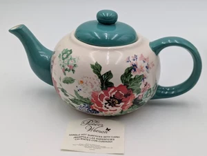 The Pioneer Woman Ceramic Tea Pot  Flea Market  45oz 110703.01 NEW - Picture 1 of 8