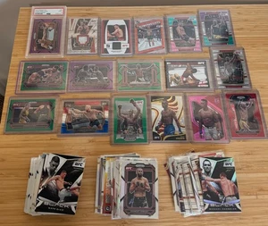 ¡LOTE DE 98x tarjetas UFC! Parche Panini Prizm Parallels novato graduado #rd Conor Mcgregor - Imagen 1 de 22