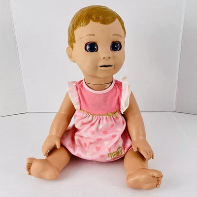 Muñeca bebé niña interactiva Luvabella ojos azules rubia Spinmaster FUNCIONA VIDEO Foto 1 de 4