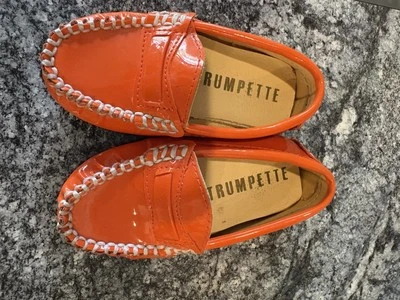 Mocasines de charol naranja talla 4 trompeta vintage para niños - Mocasines Foto 1 de 2