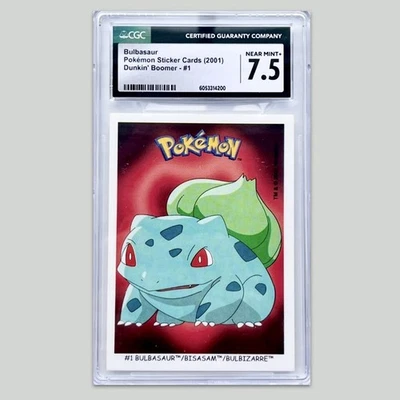 Pokemon 2001 Bulbasaur RARE PROMO Trading Card Game CGC Graded Slab TCG Vintage - Image 1 of 4
