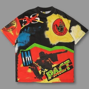 Body Glove Vintage Rare 1990s All-Over Multicolor Print T-Shirt size XL japan - Bild 1 von 10