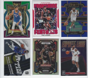 Paul George Lot (6) Basketball Cards 2024 Panini Optic Inserts Clippers - Picture 1 of 2
