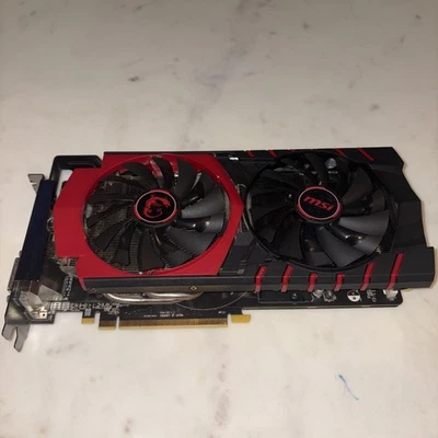 MSI R9 380 GAMING 4G Graphics Card with DP, DVI-I, and HDMI AS-IS - Image 1 of 4