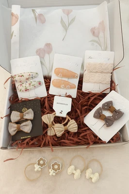 gravata para grampos de cabelo infantis - Imagem 1 de 4