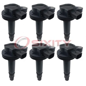6 pc Hitachi Ignition Coils for 2015-2018 Ford Transit-350 3.7L V6 Spark zm - Picture 1 of 5