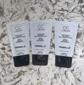 Perbelle CC Cream Color Correcting Moisturizing Base Foundation samples ~ .15oz - Picture 1 of 2