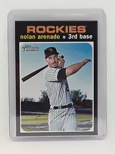 Nolan Arenado 2020 Topps Heritage Baseball - #322 - Colorado Rockies - Picture 1 of 2