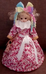 Toilet Roll Cover Doll - Handmade - Cute Doll With Blond Hair - Free UK Postage - Picture 1 of 1