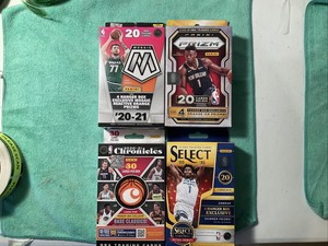 2020-21 Panini NBA  Basketball Hanger (LOT  4. Box Lot FACTORY SEALED, IN HAND