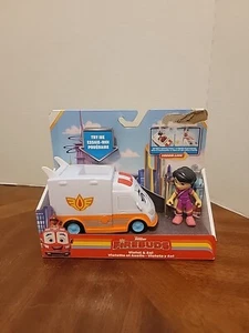 Disney Junior Firebuds Violet and Axl Figure and Ambulance Vehicle Set - Picture 1 of 5