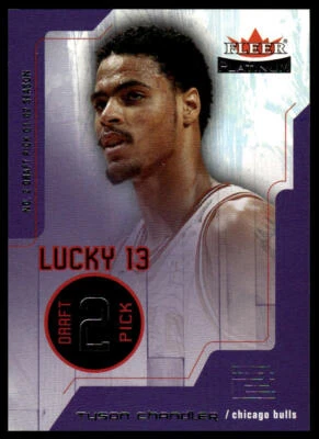 2001-02 Fleer Platinum #2 Tyson Chandler Lucky 13 #/500 - Image 1 of 2