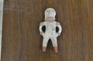 Nayarit polychrome Keramik ausgegraben in der Nähe von Zaqualpan Nayarit 7 x 3 1/2 Zoll Puppe - Bild 1 von 9