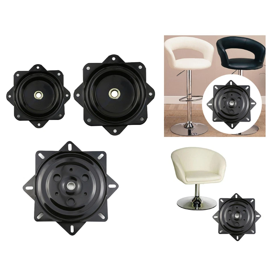 Swivel Plate Mechanism Iron Rotation Base for Bar Stools Chairs Furnitures - Image 1 of 1