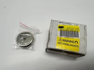 Neodymium Countersunk Round Base Assembly NAC010000NBX 1.0'' Dia. 29.50 lb. pull - Picture 1 of 6