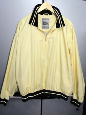 Pulôver masculino Nicklaus Rough Weather amarelo golfe corta-vento 1/4 zíper tamanho XL - Imagem 1 de 4
