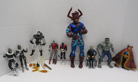 Galactus 2005 x8 Wave SET BAF MARVEL LEGENDS COMPLETE ONE HULK GRAY LOOSE NEW Cover