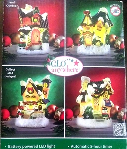 Holiday House I Light Up! Estatua ligera GLO** Anywhere Light Up interior/exterior-Nueva - Imagen 1 de 8