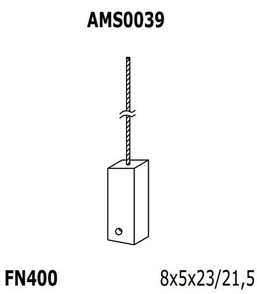 Cepillos de carbono alternador X10 940113190039 para MAZDA MITSUBISHI NISSAN RENAULT Foto 1 de 1