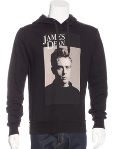 $1250 Designer DOLCE & GABBANA Men Amiri Black James Dean Hooded Sweater 44 - Picture 1 of 6