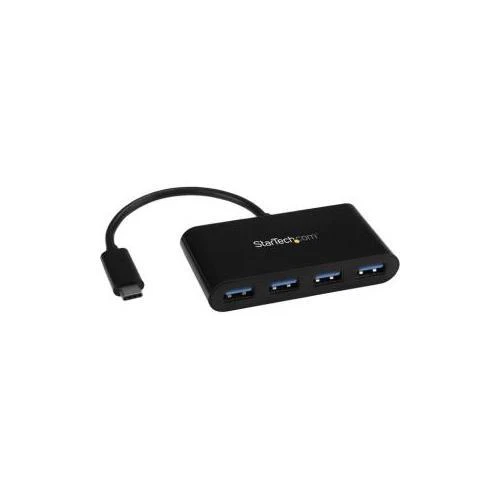 StarTech 4-Port USB 3.0 Hub - USB-C to 4x USB-A - Bus Powered HB30C4AB - Image 1 of 1