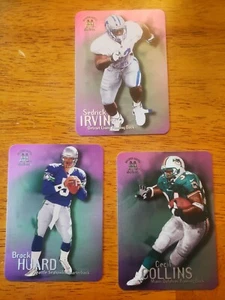 Lot of (3) 1999 Skybox Molten Metal Cecil Collins Brock Huard Sedrick Irvin RC - Picture 1 of 2