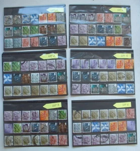 GB BARGAIN STAMPS MACHINS  / DEFINITIVES  / REGIONALS / WILDINGS / POSTAGE DUES - Picture 1 of 245