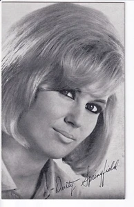 Dusty Springfield Arcade Card Billboard Vintage 1960's Great Shape! Bio on back - Picture 1 of 2