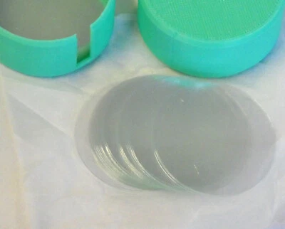 Microscopio redondo diapositivas cubierta de vidrio cubierta circular diámetro deslizante 32 mm 100 piezas Foto 1 de 4