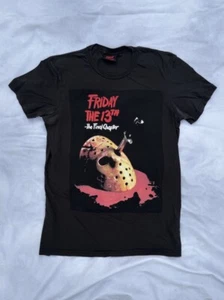 Friday the 13th Final Chapter T-Shirt Adult Medium Black Short Sleeve - Picture 1 of 6